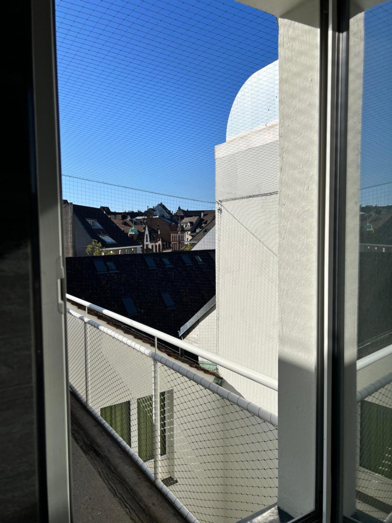 City Center Rooftop Balcony-Studio At Town Hall Basel Bagian luar foto